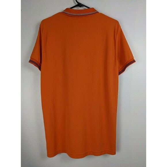 Colmar Golf Shirt Orange polo shirt sleeves size Medium - Picture 8 of 8